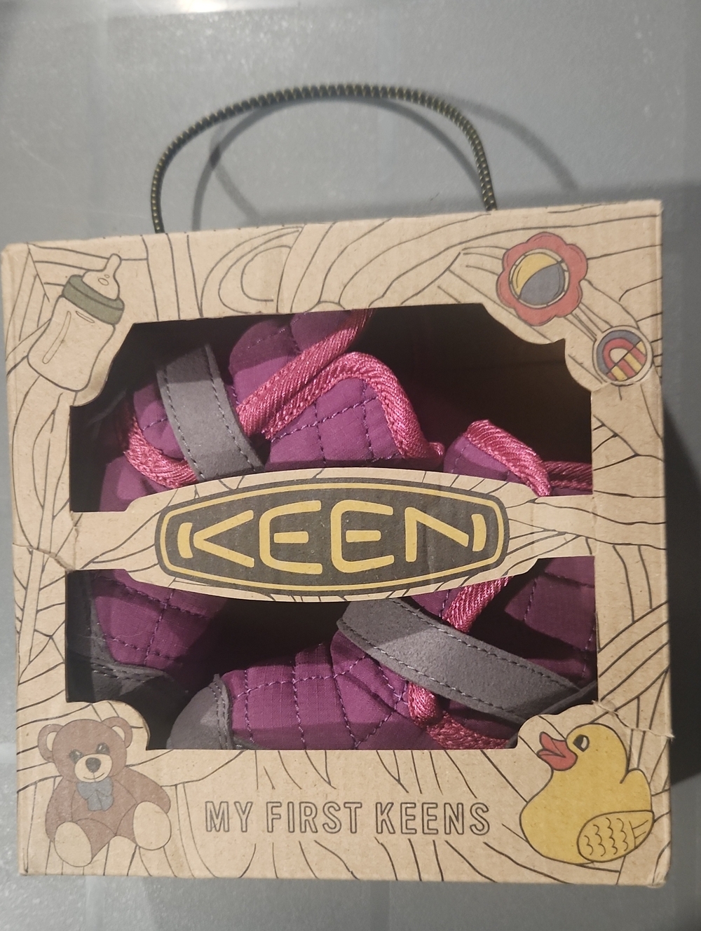 KEEN Purple and Pink Baby Walker Shoes